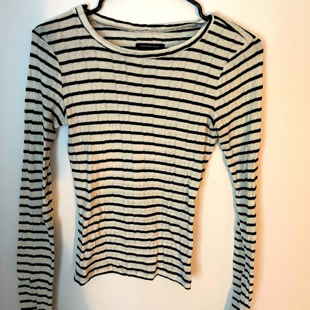 Striped American eagle shirt